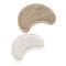 Hello Honey® White & Buff Nestable Marble Kidney Shaped Tray Set